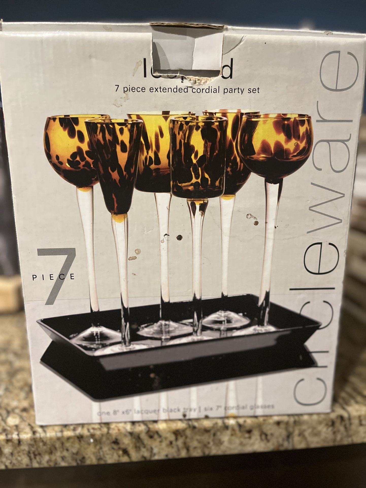 7 Piece Cordial Party Set