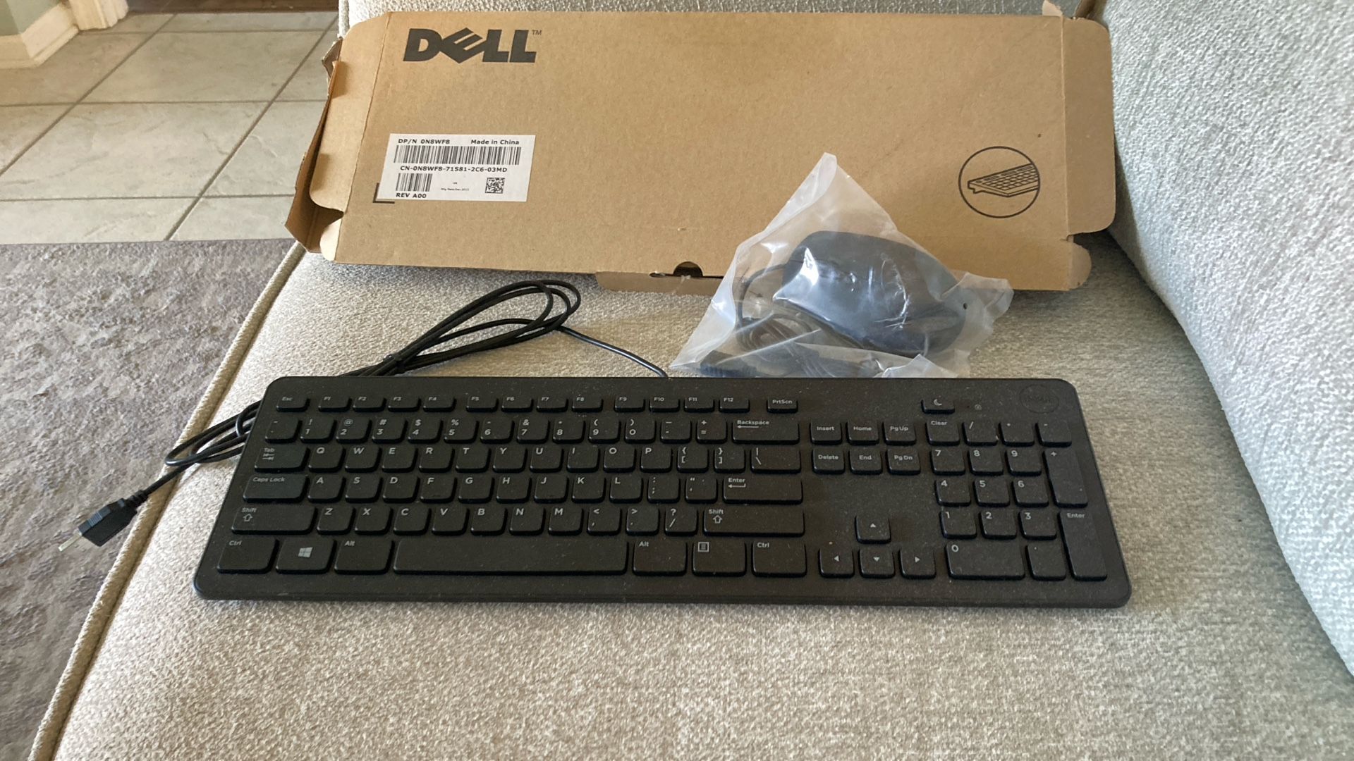 Dell keyboard and mouse