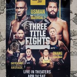 UFC 261  PPV Poster 24x36