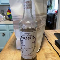 Monin brand Lavendar cooking syrup