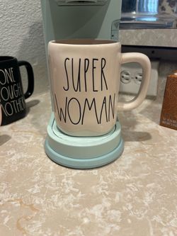Rae Dunn 'Super Woman' Ceramic Mug