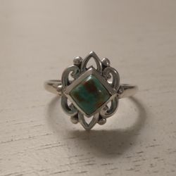 Handmade Natural Turquoise Ring