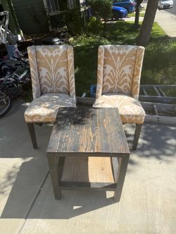 Table and Two Chair Set