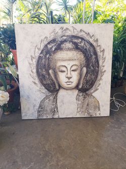 Large Buddha Canvas Painting