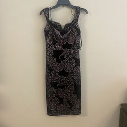 Black And Pink Dress Size 10 New