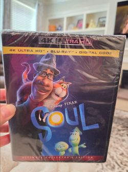 NEW Disney Pixar Soul 4k ultra HD + Blu ray + digital code