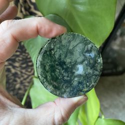 Moss Agate Disk