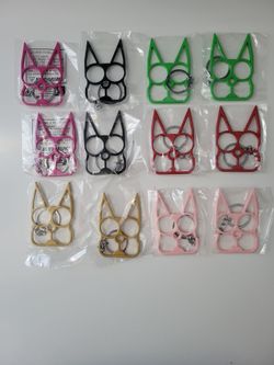 BRAND NEW! Cat Metal Self Defense Keychain