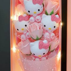 Kuromil, Hello kitty, My Melody,Cinnamoroll  Plush Doll Toy Bouquet Handmade