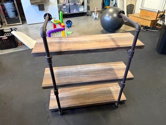 Wall Mount Shelf - metal pipes