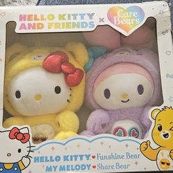 Hello kitty × Care bears 