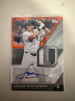 Colson Montgomery RC 3 color Patch Auto /25