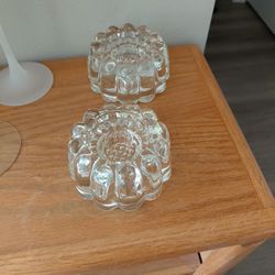 Princess house crystal candle holders