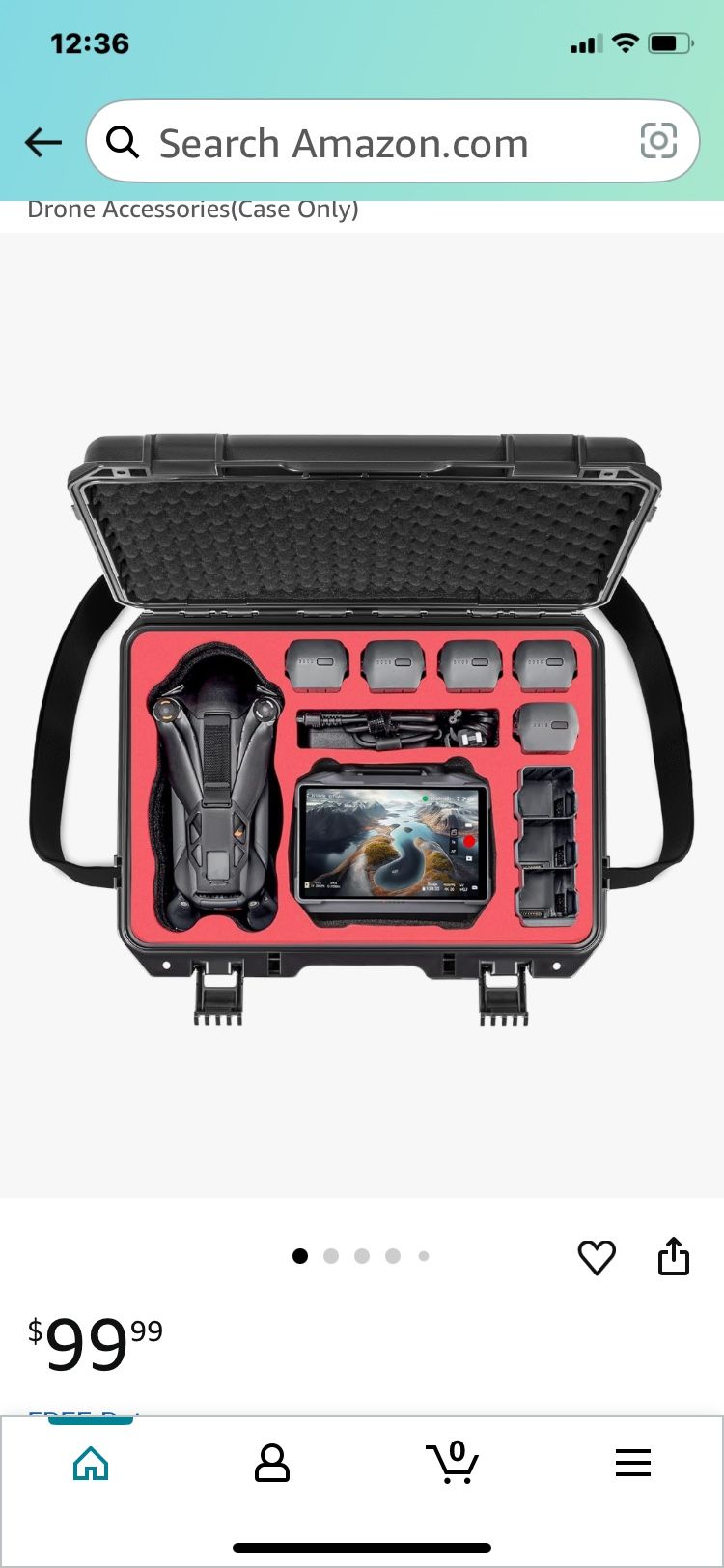 Case Only (STARTRC Waterproof Drone Hard Case )  New…