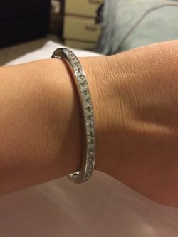 Sterling silver bangle