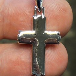 David Yurman Reversible Cross Pendant Solid 925 Sterling Silver 