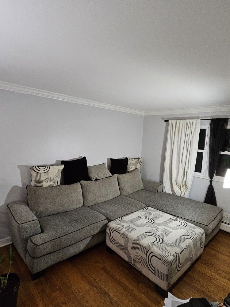 Sectional With Ottoman