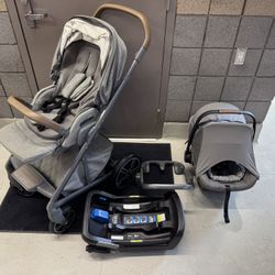 Nuna Stroller With Pottery Barn Limited Edition Car Seat 
