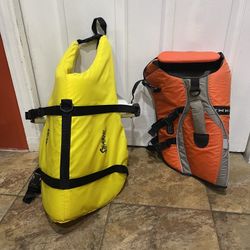 Dog Life Vest 2x. Large And medium