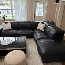 Scan Design Leather Sectional 