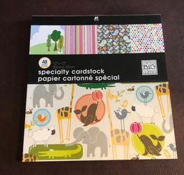 Me & My Big Ideas Playmates-Animal Kingdom Specialty Cardstock Pad