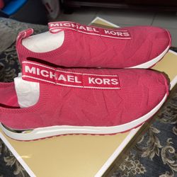 New Michael Kors Slip On Trainer Shoes Both Size 7 $80 Each (They Run Big) 75216-Illinois And 35