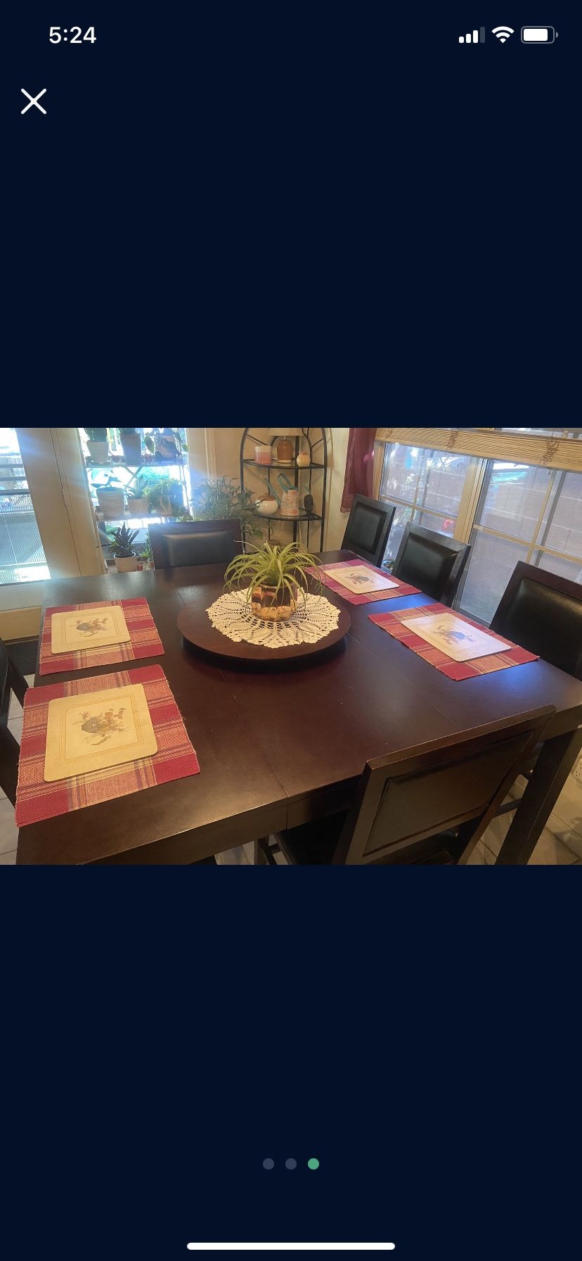 High Top Table With 8 Chairs