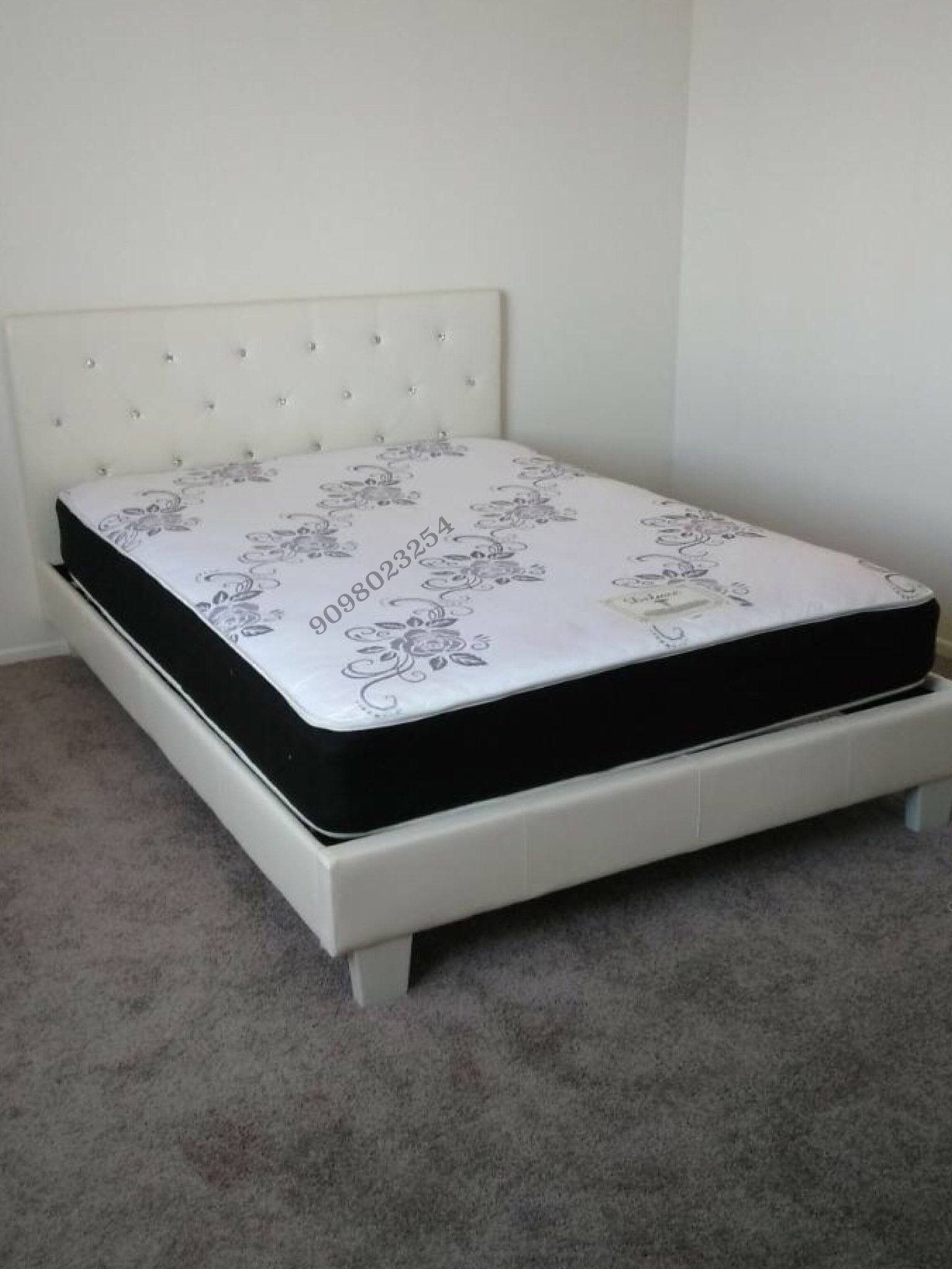QUEEN BEDS W ORTHOPEDIC MATTRESS INCLUDED.