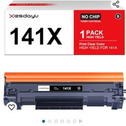 141A 141X High Yield Toner Cartridge Black(NO CHIP) Compatible Replacement for HP 141A 141X W1410A W1410X Black Laserjet Toner for HP Laserjet Pro