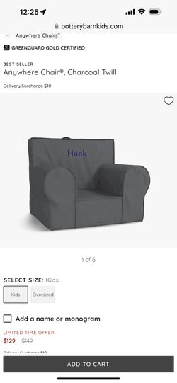 Pottery Barn Kids Anywhere Chair