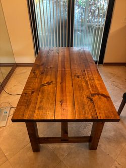 Wood table