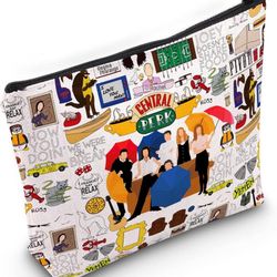 Funny Fans Lovers Merchandis Zipper Pouch Toiletry Makeup Bag Gold Inspired Merch Gifts for Women Birthday Present Travel Cosmetic  Bag