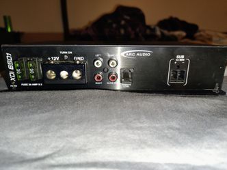 Arc audio amplifier
