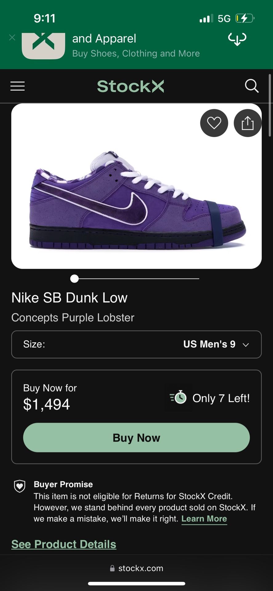 Nike Concepts Purple Lobster