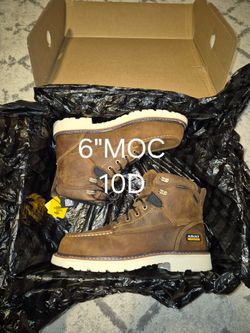 ARIAT WATERPROOF 6"MOC DRI SHIELD COMPOSITE TOE LACE UP BOOTS