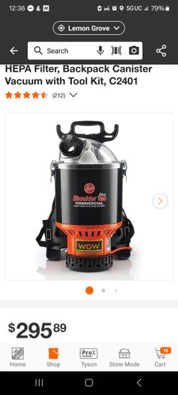 Hoover Backpack Vacuum