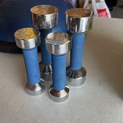 3 And 5 Lb Dumbbell Sets All For $10