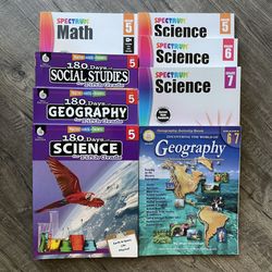 5th, 6th, 7th Grade Curriculum - Spectrum Math - Spectrum Science - 180 Days Social Studies - 180 Geography - 180 Days Of Science - Geography