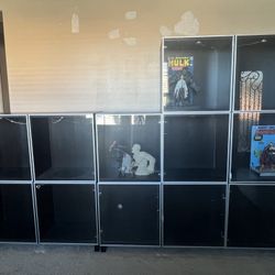 IKEA Besta Shelves With Glass Doors. Nt. Sideshow/bowen