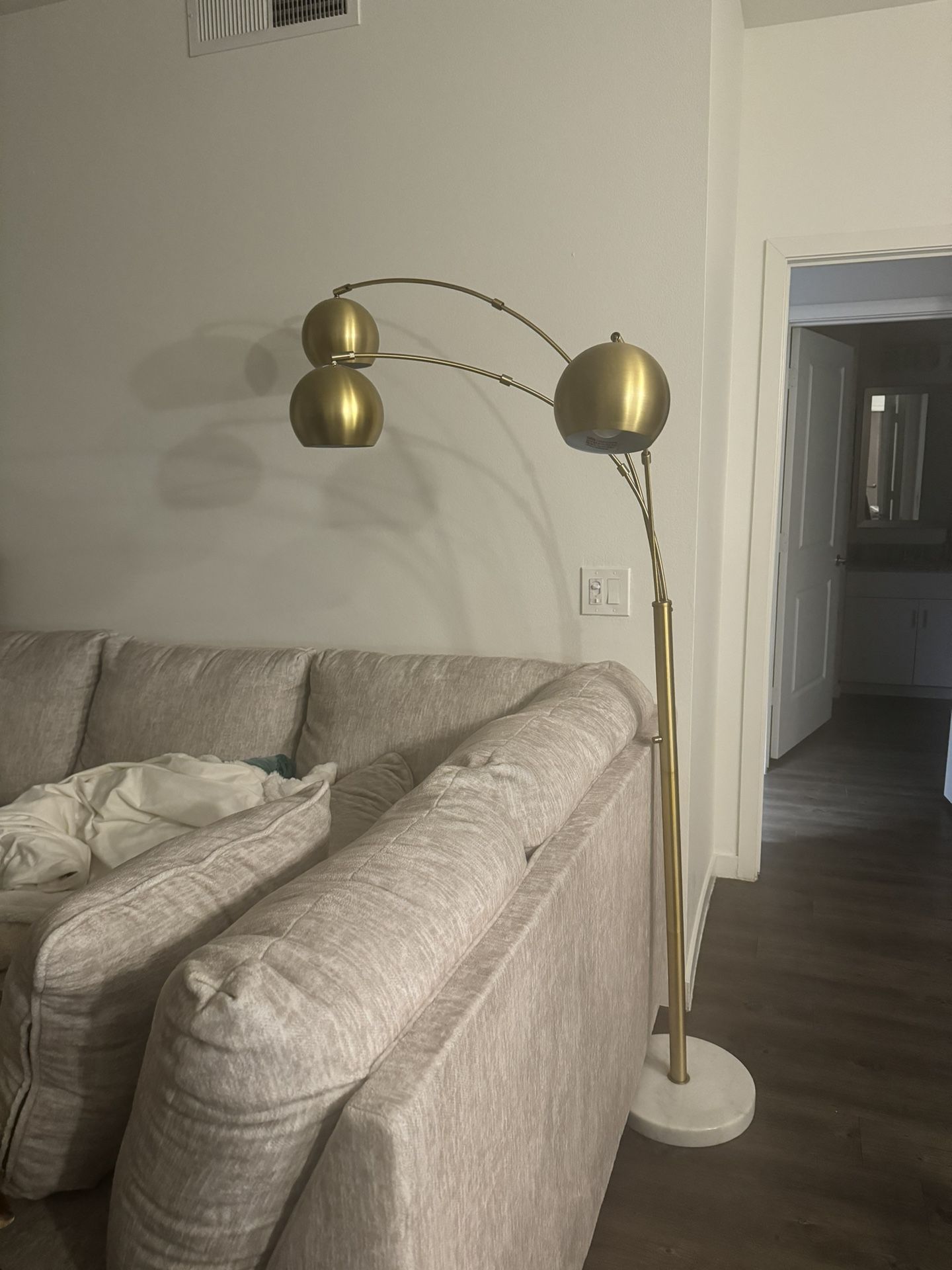 Gold Floor Lamp
