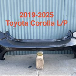 2019-2025 Toyota Corolla L/P Rear Bumper OEM 
