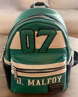 Loungefly Harry Potter Draco Malfoy #7 Quidditch Mini Backpack - Slytherin Cosplay
