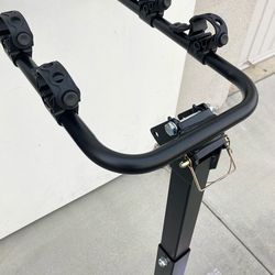 (New) $49 Tile Foldable 3-Bike Rack Mount Bicycle Carrier for 2” Hitch Trucks SUVs 110lbs Max
