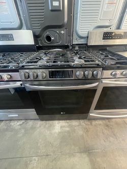 LG Black Stainless Gas Range