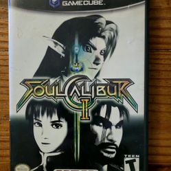 Soul Calibur II (Nintendo GameCube, 2003) COMPLETE w/ Manual And Inserts 
