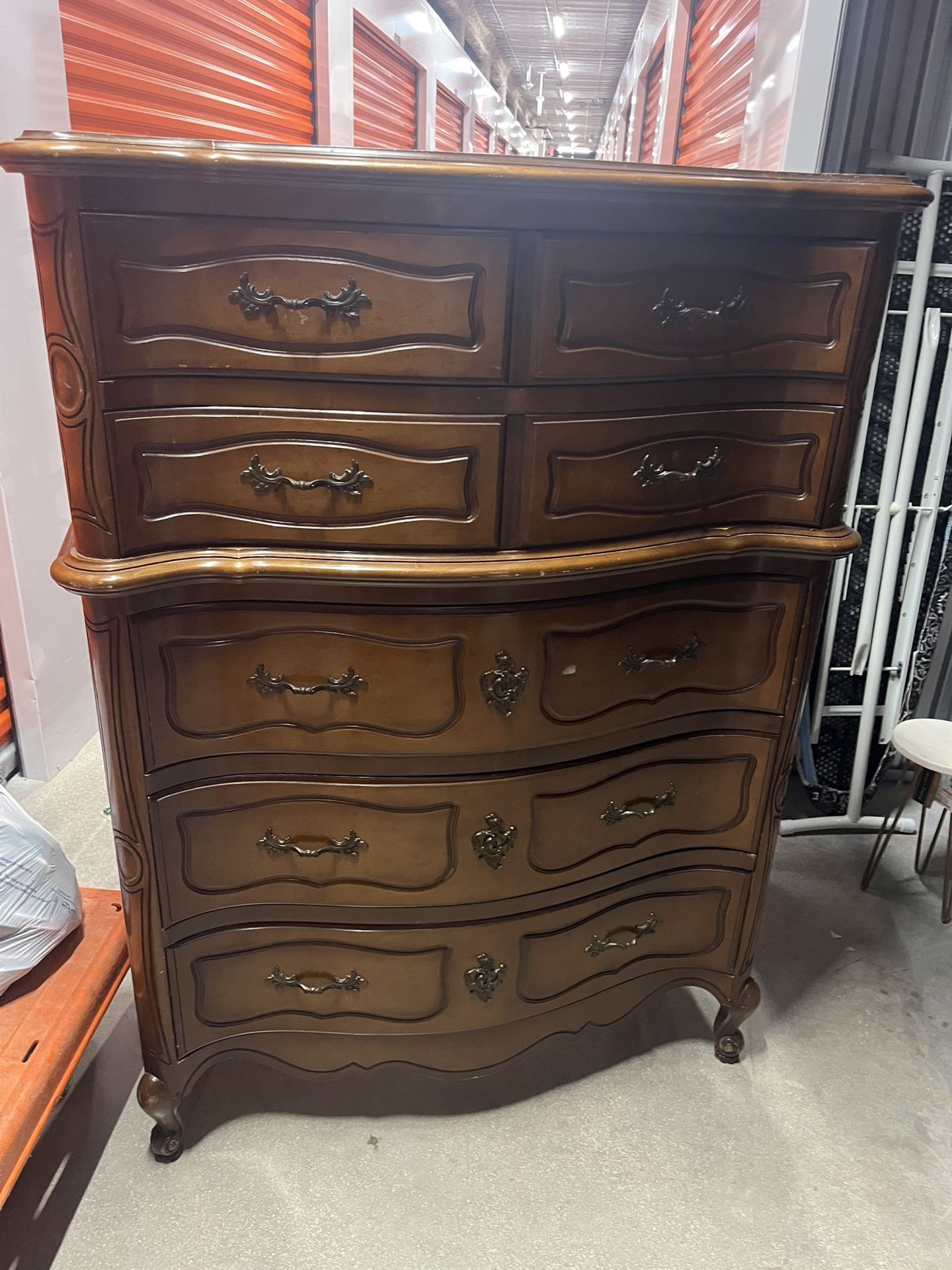 Vintage solid wood dresser by Ebert Furniture Co.