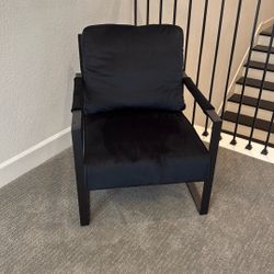 Black Modern Accent Chair