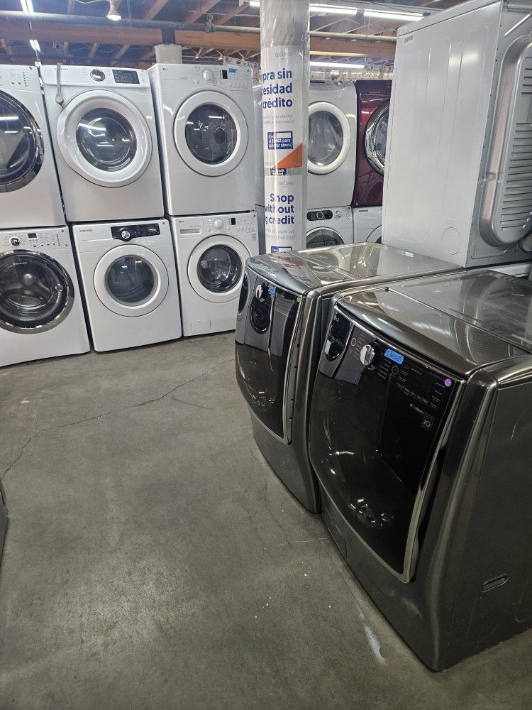 Huge Discount Certified Samsung LG Whirlpool GE Maytag Bosh Electrolux Frigidaire Washer Dryer Refrigerators Oven Stove Stackable Free Warranty 