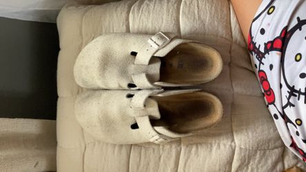 Antique White Boston Clogs