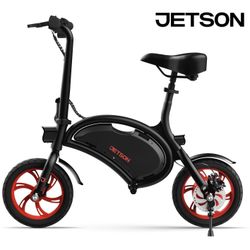 Jetson Bolt Folding Electric Ride-On with Twist Throttle, Cruise Control, Up to 16 mph, Black